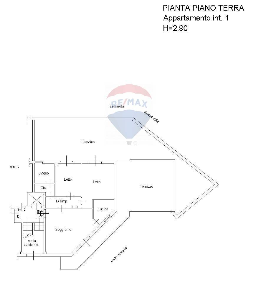 Pianta 2D - Quadrilocale Via Vittime del Fascismo
 
5, Grottaferrata - planimetria 1