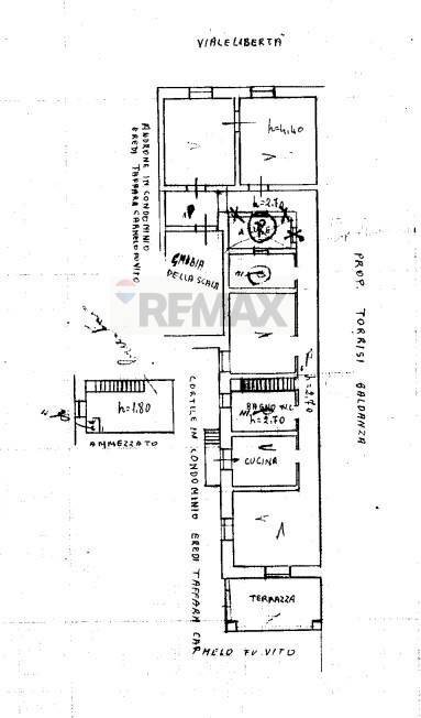 Pianta 2D - Appartamento Viale Vittorio Veneto
 
12, Catania - planimetria 1