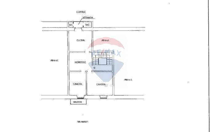 Pianta 2D - Trilocale VIA AMALFI
 
3, Savona - planimetria 1
