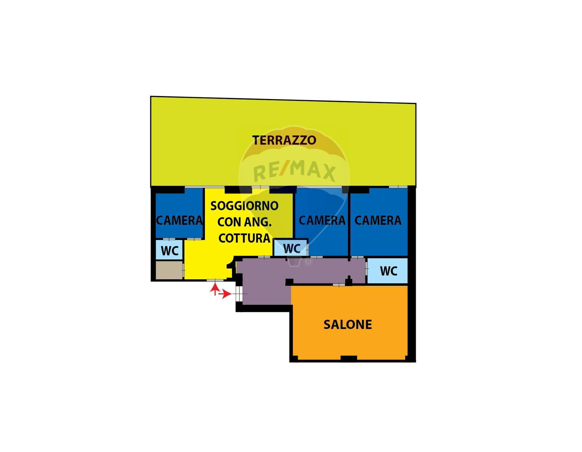 Pianta 2D - Apartment Corso V.Emanuele
 
167, Napoli - floor plans 1