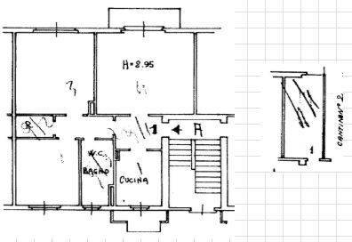 Foto 9 - Appartamento Via L. DA VINCI, Cassano d'Adda - planimetria 1