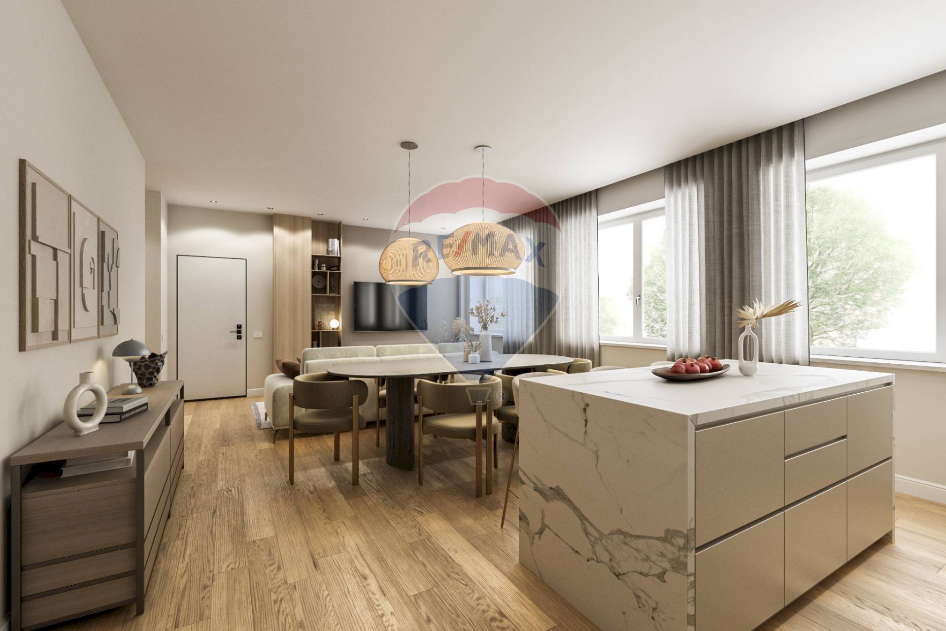 Sala da pranzo - Villa Bifamiliare Bellini
17, Busto Arsizio - foto 2