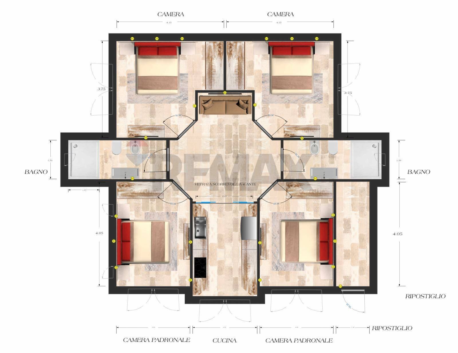 Pianta 3D - Villa viale delfino
 
snc, Melendugno - floor plans 1
