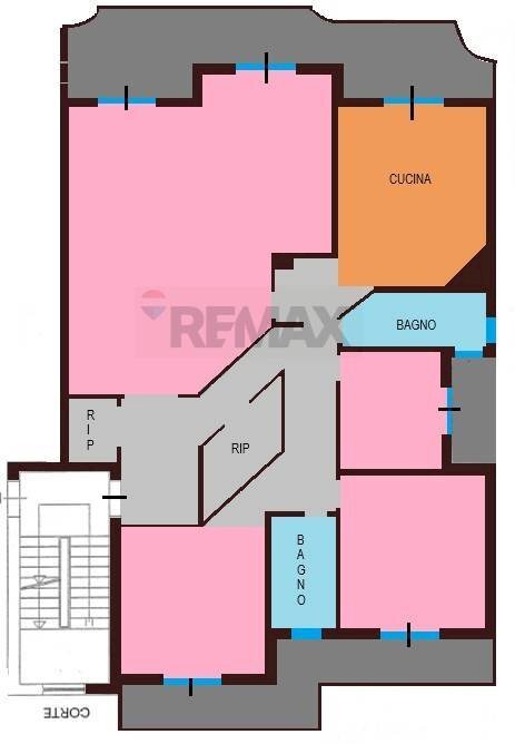 Pianta 2D - Apartment Corso Europa
 
434, Melito di Napoli - floor plans 1