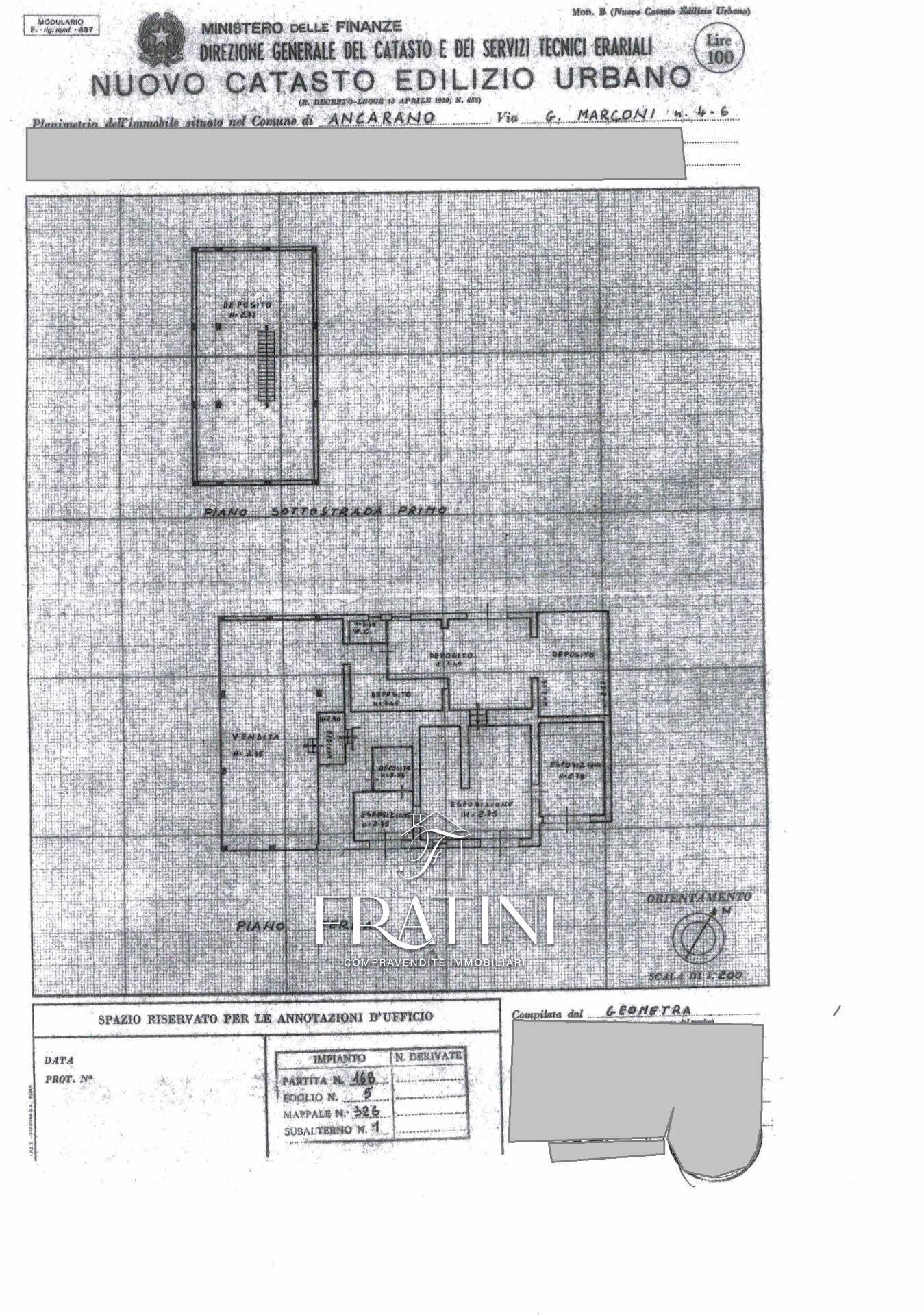 Foto 35 - Commercial Premises VIA MARCONI
 
8, Ancarano - floor plans 1