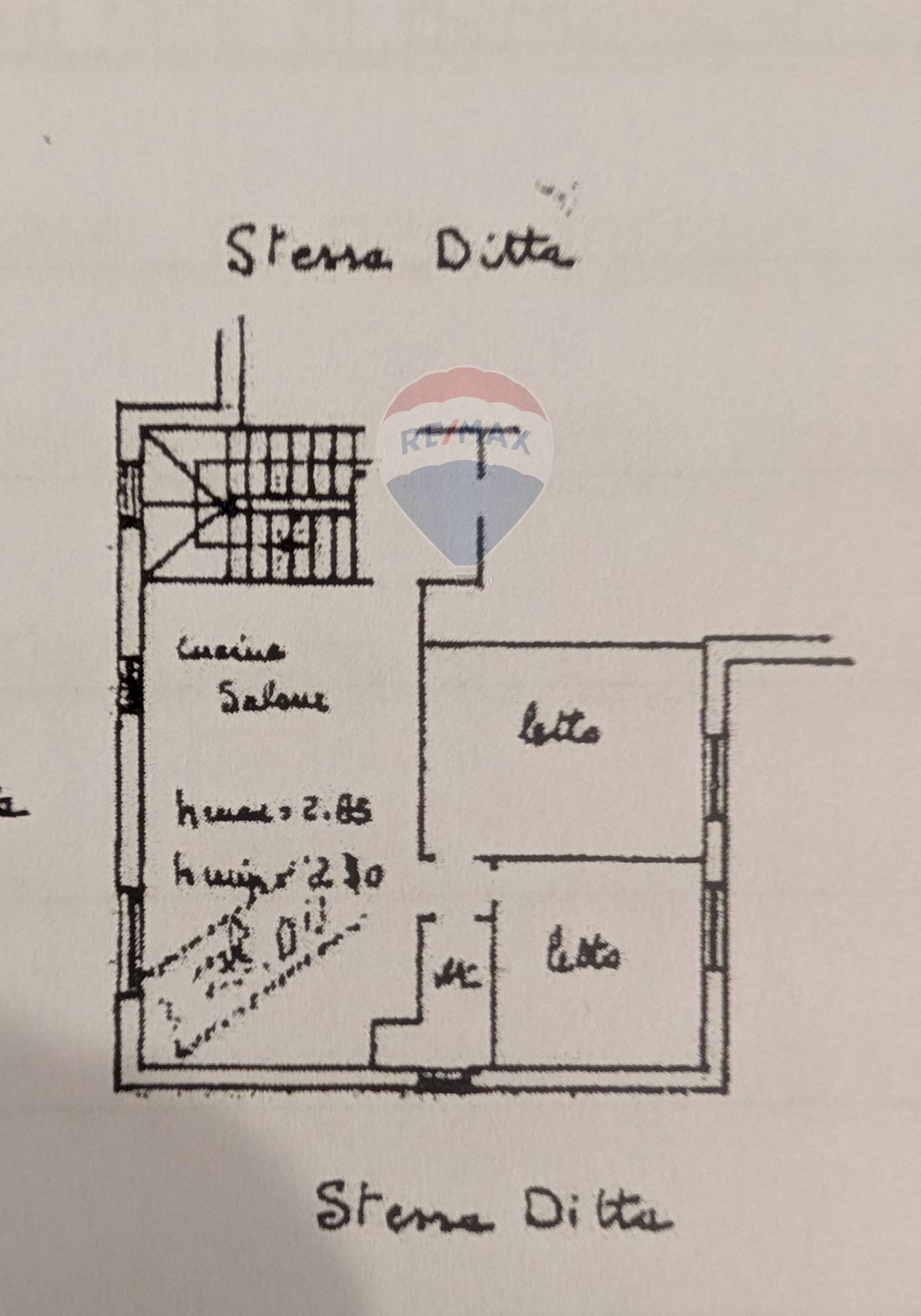 Pianta 2D - Trilocale via Rote Trabucco
 
SNC, San Massimo - planimetria 1