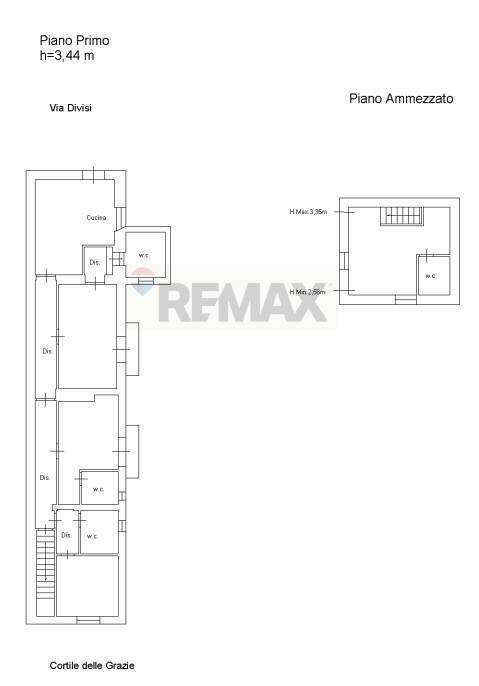 Pianta 2D - Apartment Via Divisi
 
71, Palermo - floor plans 1
