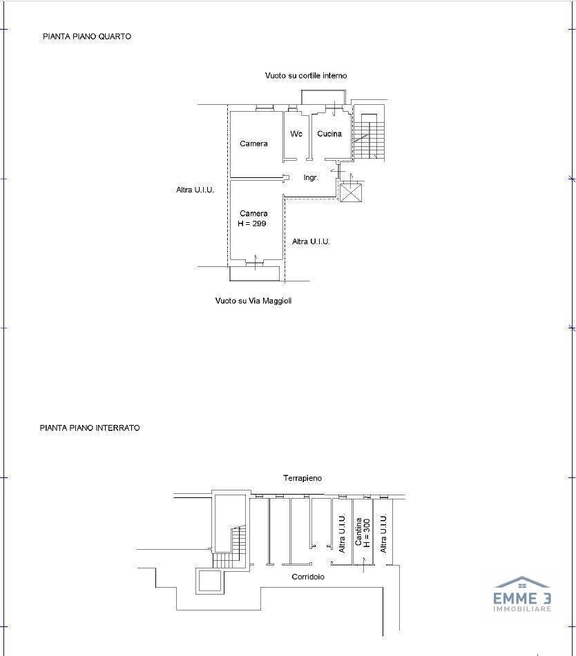 Foto 23 - Trilocale Via Mario Maggioli
 
51, Alessandria - planimetria 1