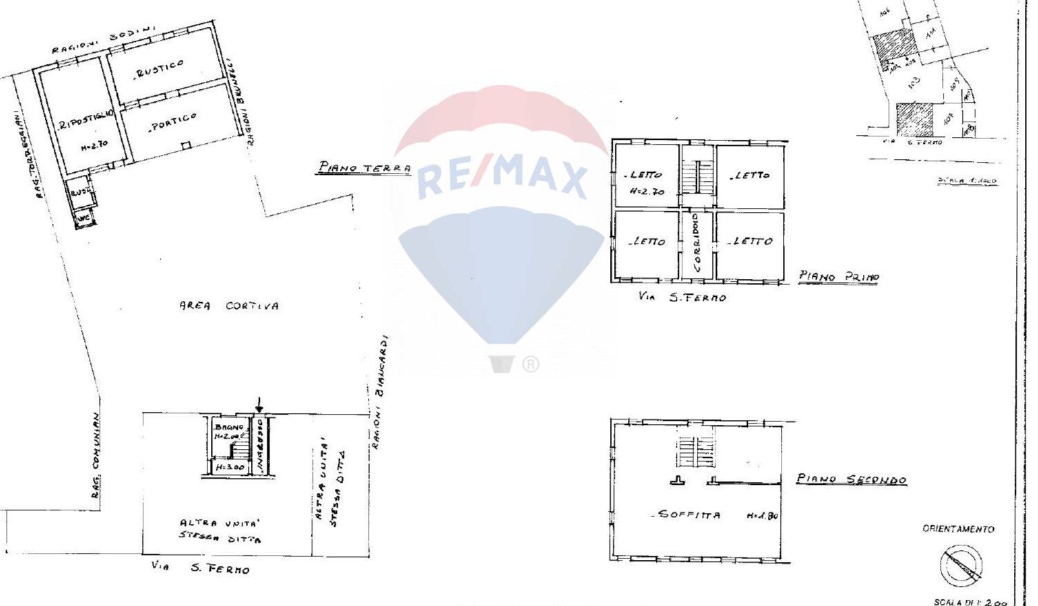 Pianta 2D - Casa indipendente Via San Fermo
 
85, Piubega - planimetria 1