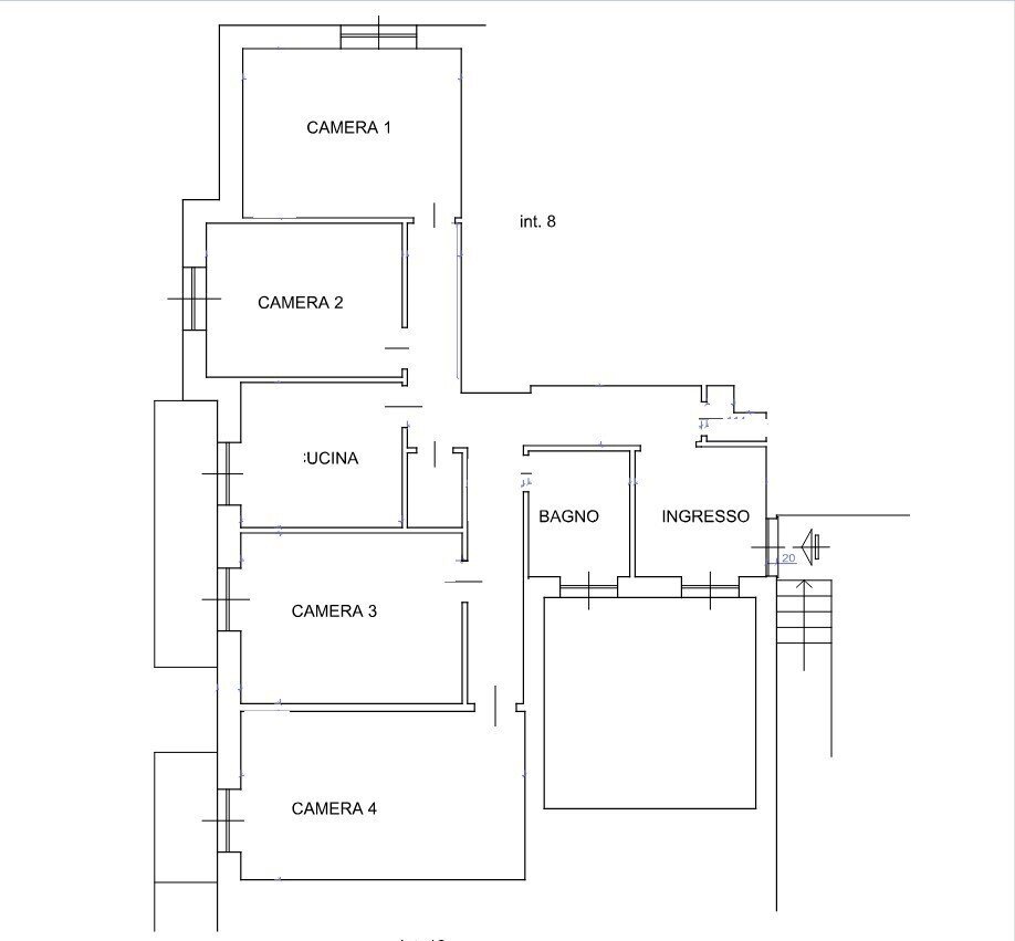1.jpg - Apartment at auction Via Tullio Molteni 7, Genova (neighborhood Sampierdarena) - floor plans 1