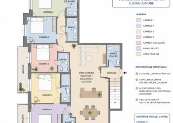 Ipotesi B & B 5 camere - Appartamento all'asta Via Tullio Molteni 7, Genova (zona Sampierdarena) - foto 9