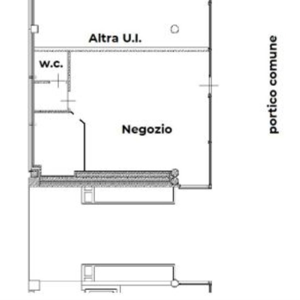 Negozio Via Aosta, 16, San Mauro Torinese - planimetria 1