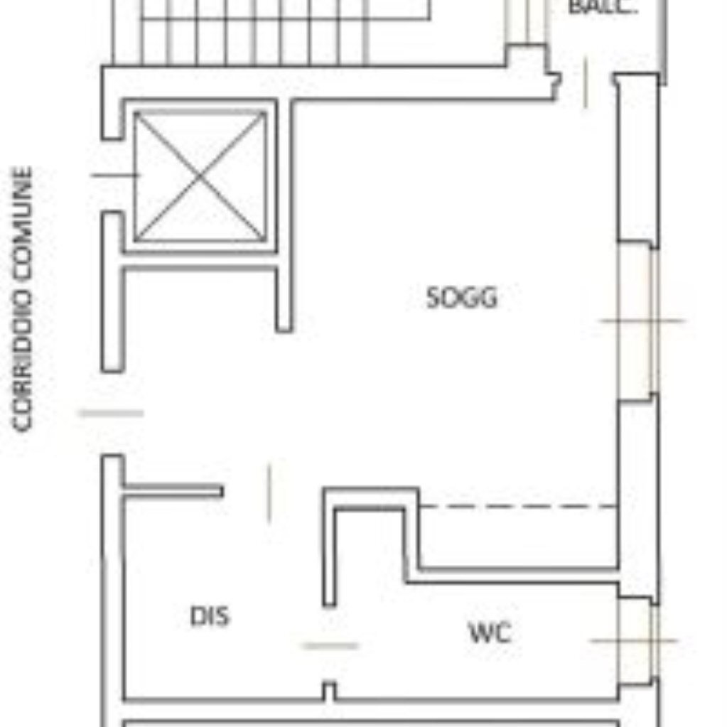 Monolocale Via Melezet, 18, Bardonecchia - planimetria 1