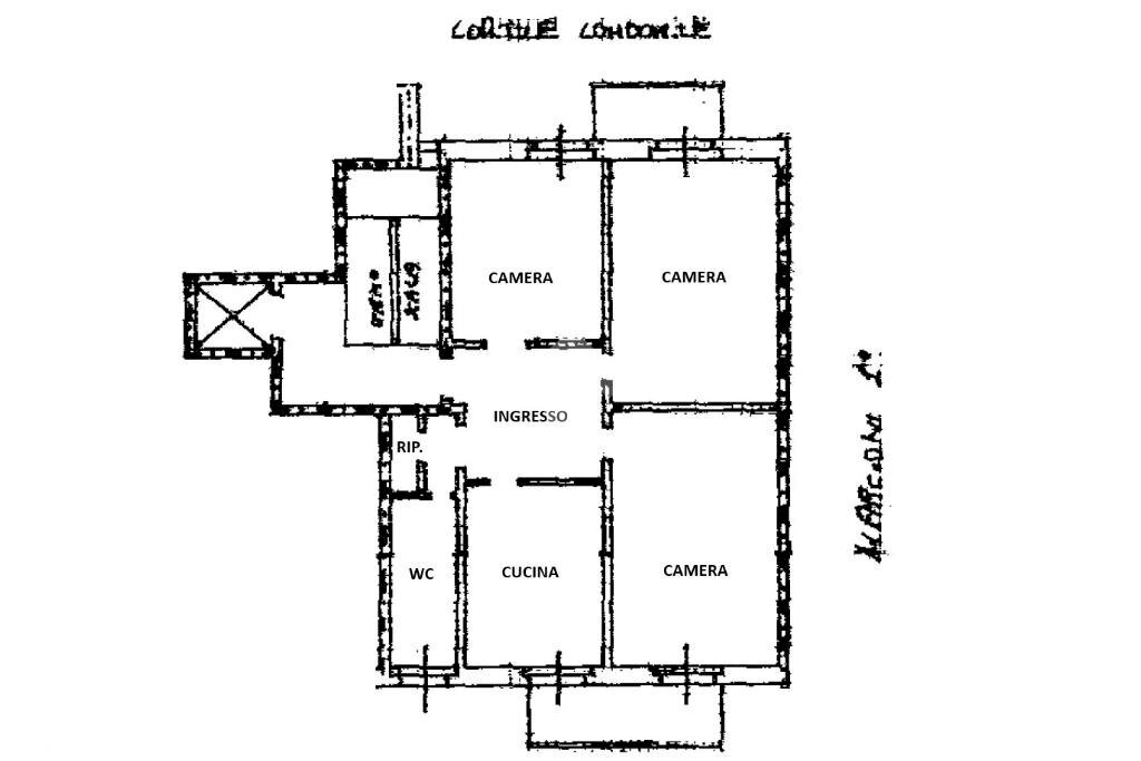 Four-room apartment Corso Guglielmo Marconi, Cassine - floor plans 1