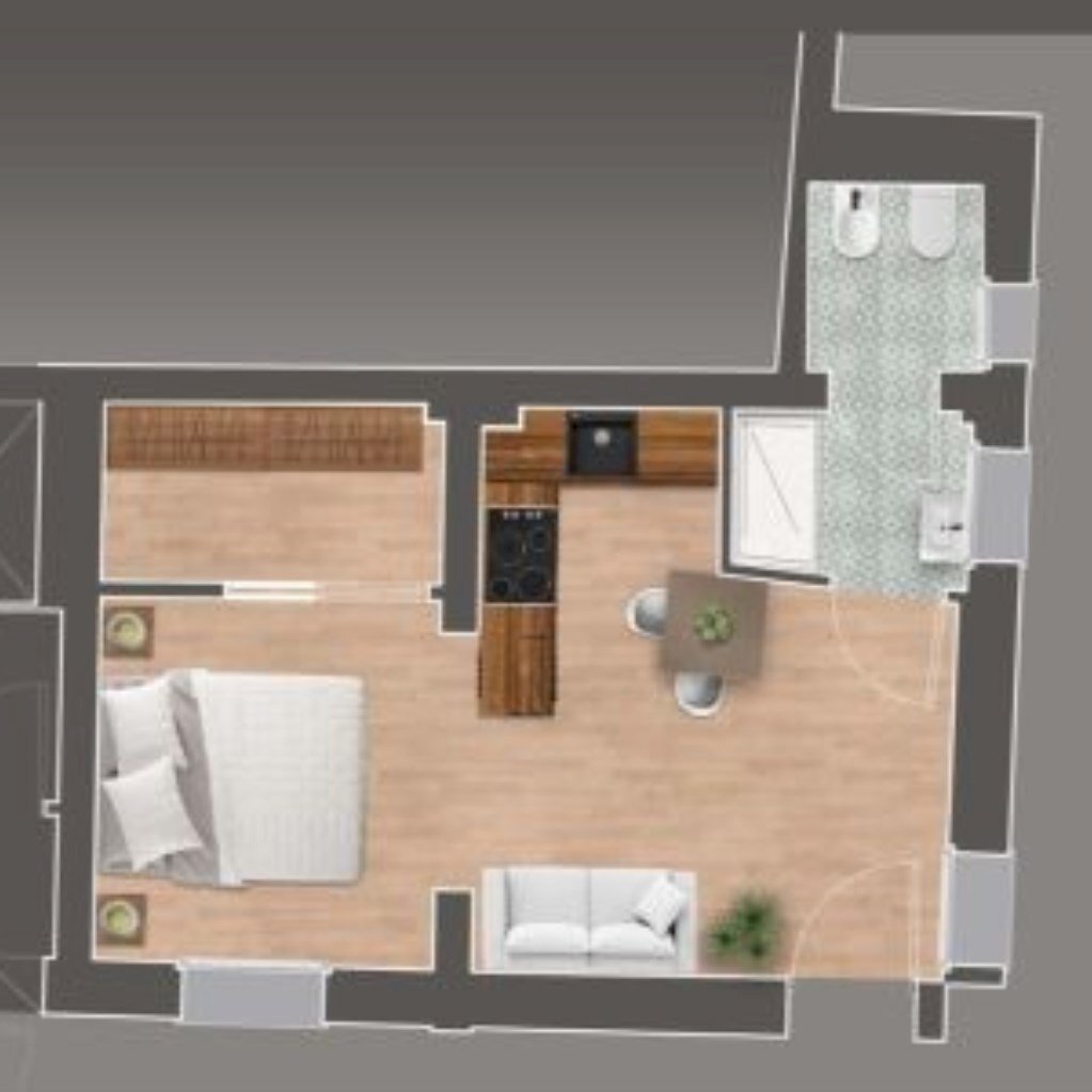 Monolocale Via Case di Dozza, 2, Imola - planimetria 1