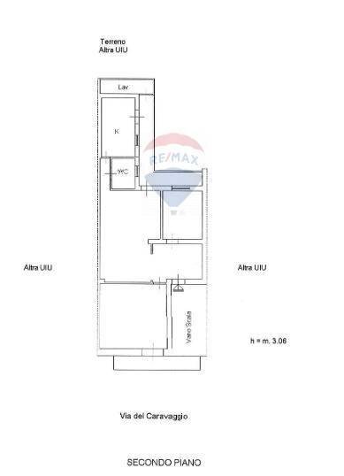 Pianta 2D - Trilocale Via Del Caravaggio
 
25, Catania - planimetria 1