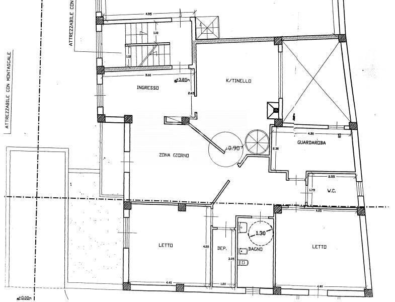 Foto 34 - Semi-detached house Via Livorno
 
6, Galatina - floor plans 1