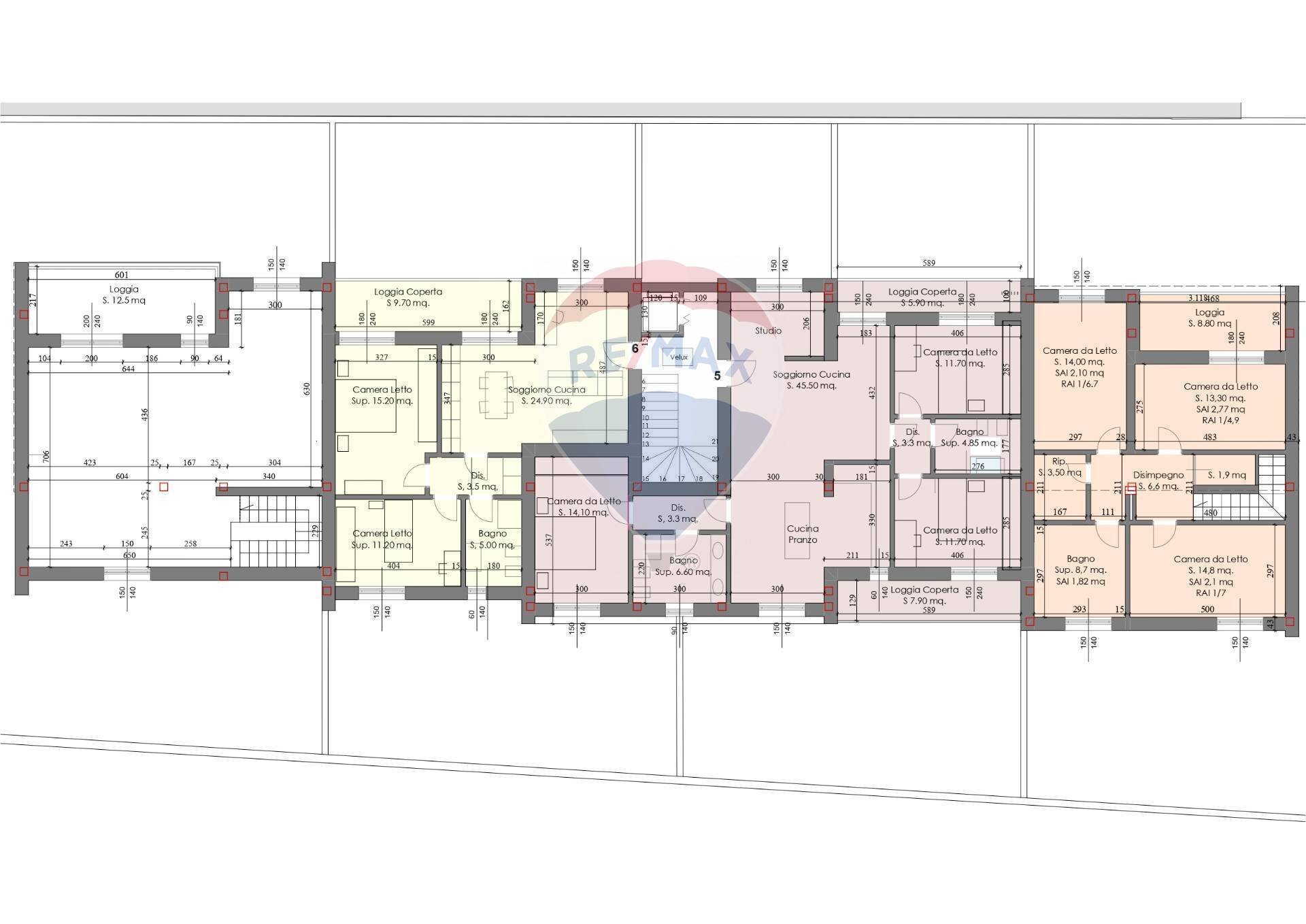 Pianta 2D - Terraced Villa VIALE MARTIRI DELLA LIBERTA'
 
79, Sorbolo Mezzani - floor plans 1