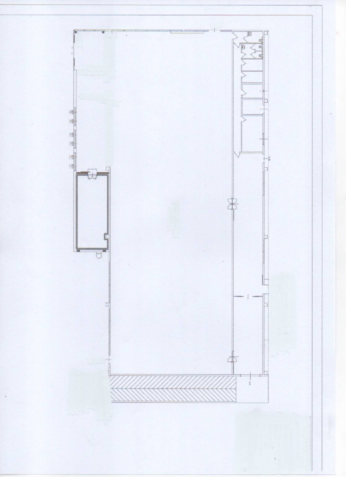 Negozio Alessandria - planimetria 1