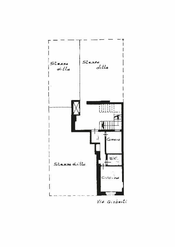 Bilocale via Gioberti, 51, Torino (zona Crocetta) - planimetria 1