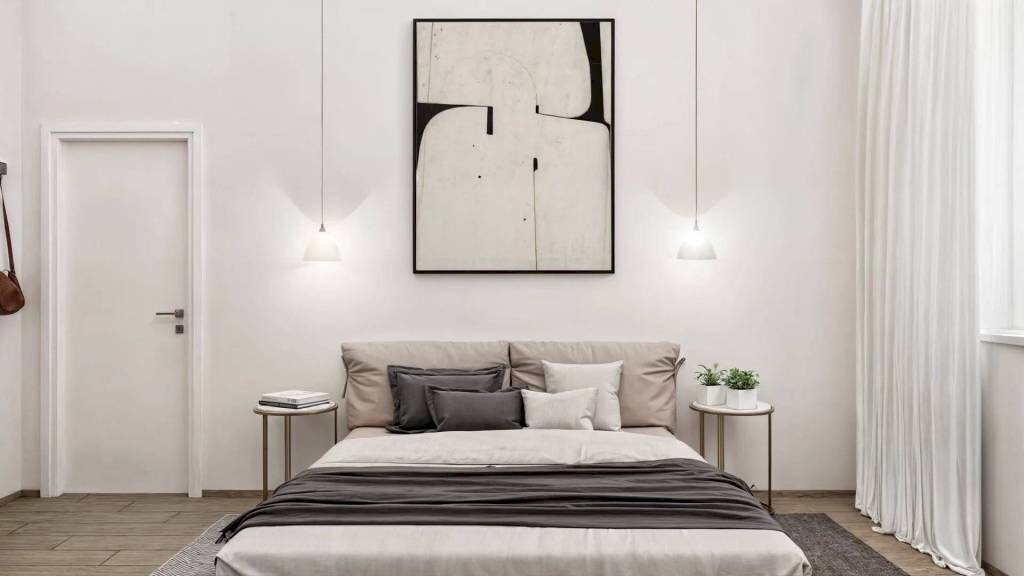 Camera da letto - Two-room apartment via Villa Giusti, 1, Torino (neighborhood Parella) - photo 3