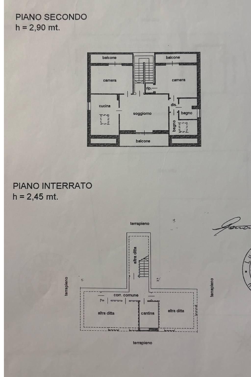 Attico via Nazionale, 126, Pinasca - planimetria 1