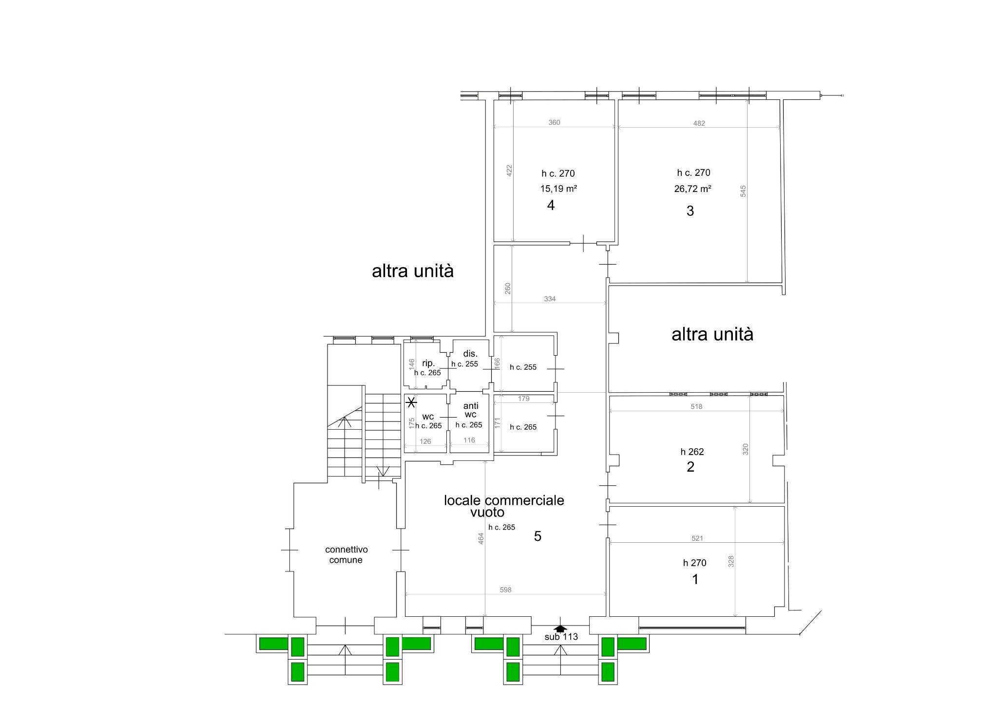 Shop via Chieri, 62, Pino Torinese - floor plans 1