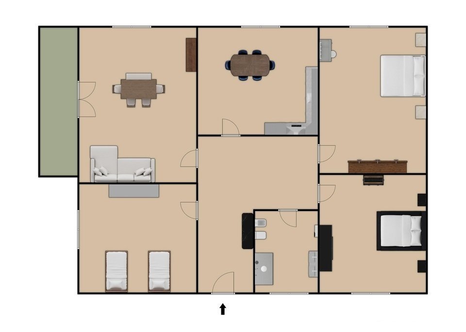 Piantina - Appartamento Celle Ligure - planimetria 1