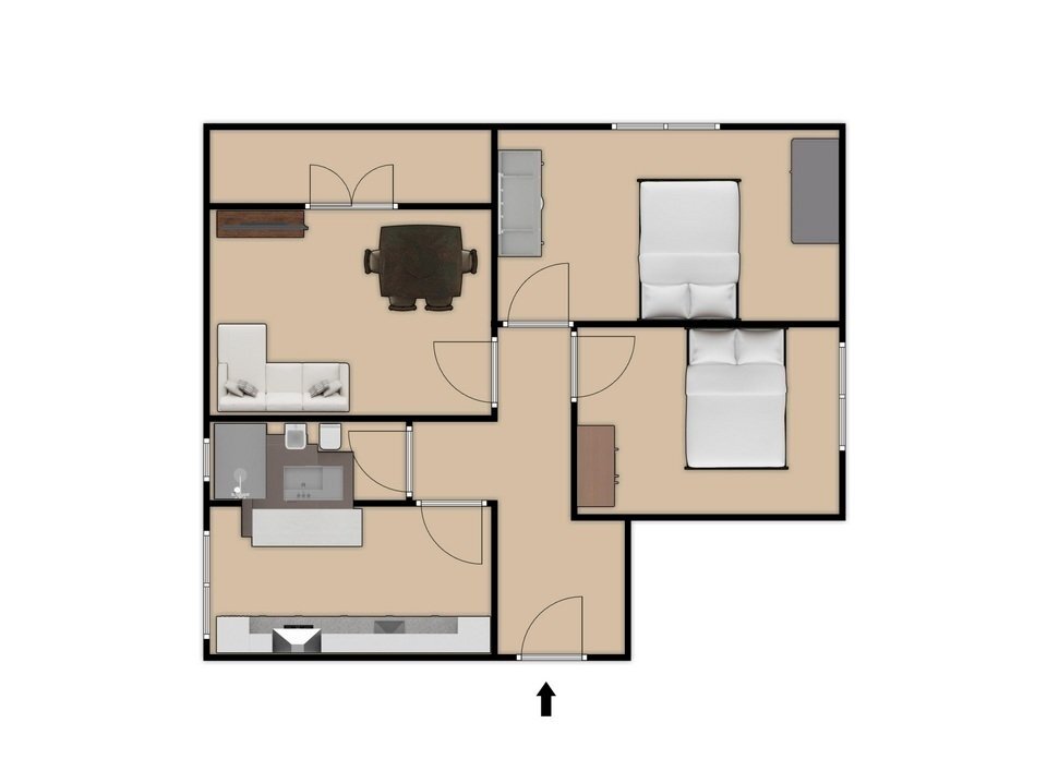Piantina - Quadrilocale Albissola Marina - planimetria 1
