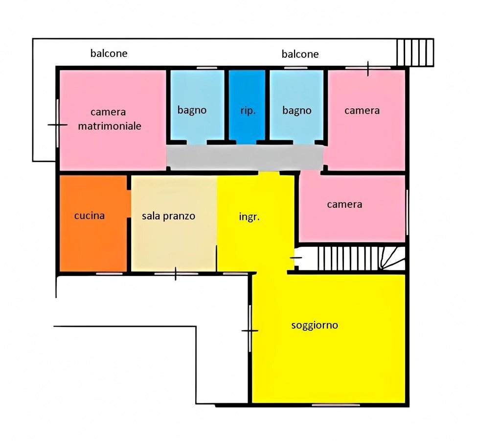 plnimetria p1_ pubblicità ok.jpg - Villa Villata - floor plans 1