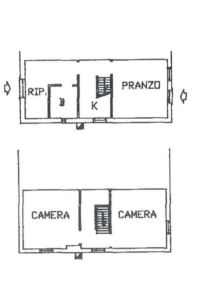 Casa semi indipendente Via Canale, Molinella - planimetria 1