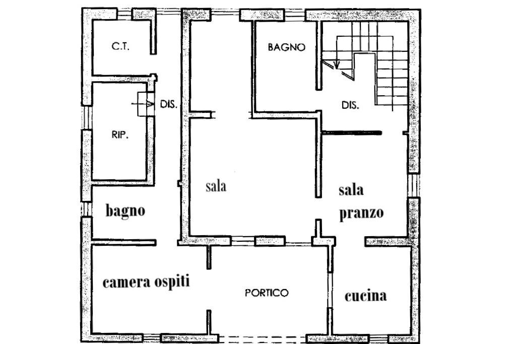 Villa Via cerchia di san martino, Cesena - floor plans 1