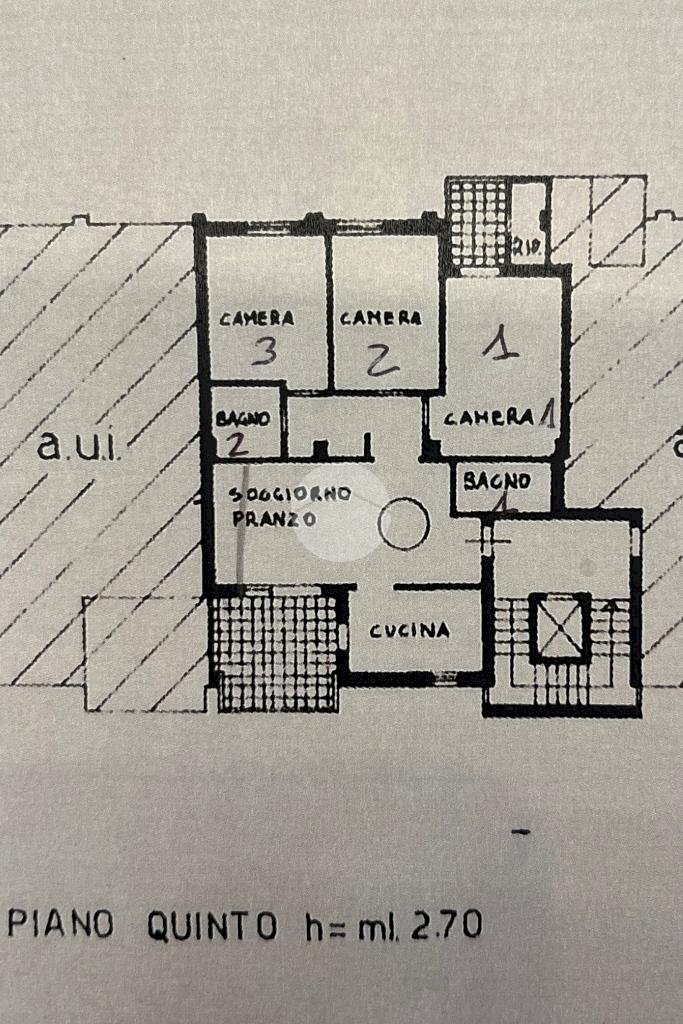 Quadrilocale Via dell'Edera, Rimini - planimetria 1