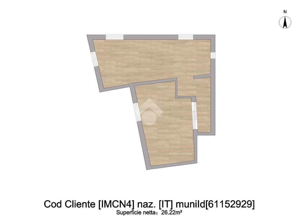 Bilocale Via maresca, Imperia - planimetria 1