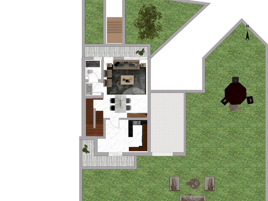 Villa a Schiera Via Largo Alda Merini, Boffalora Sopra Ticino - planimetria 1