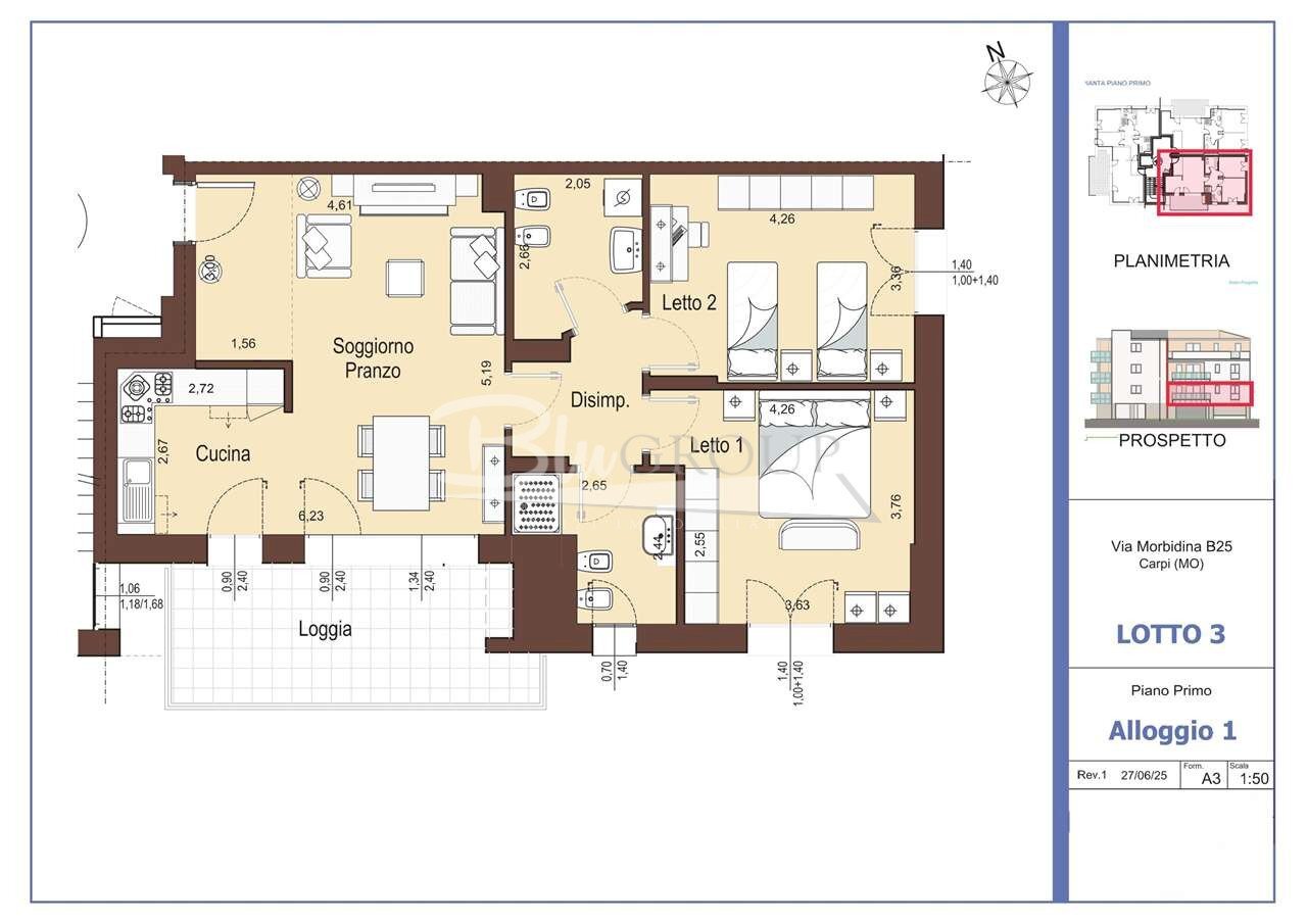 Trilocale Carpi - foto 1