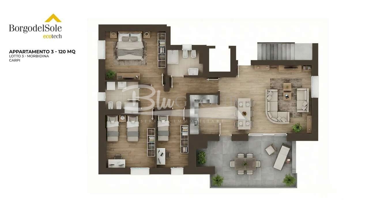 Four-room apartment Carpi - photo 2