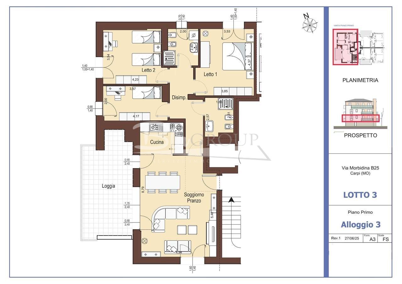 Four-room apartment Carpi - photo 3