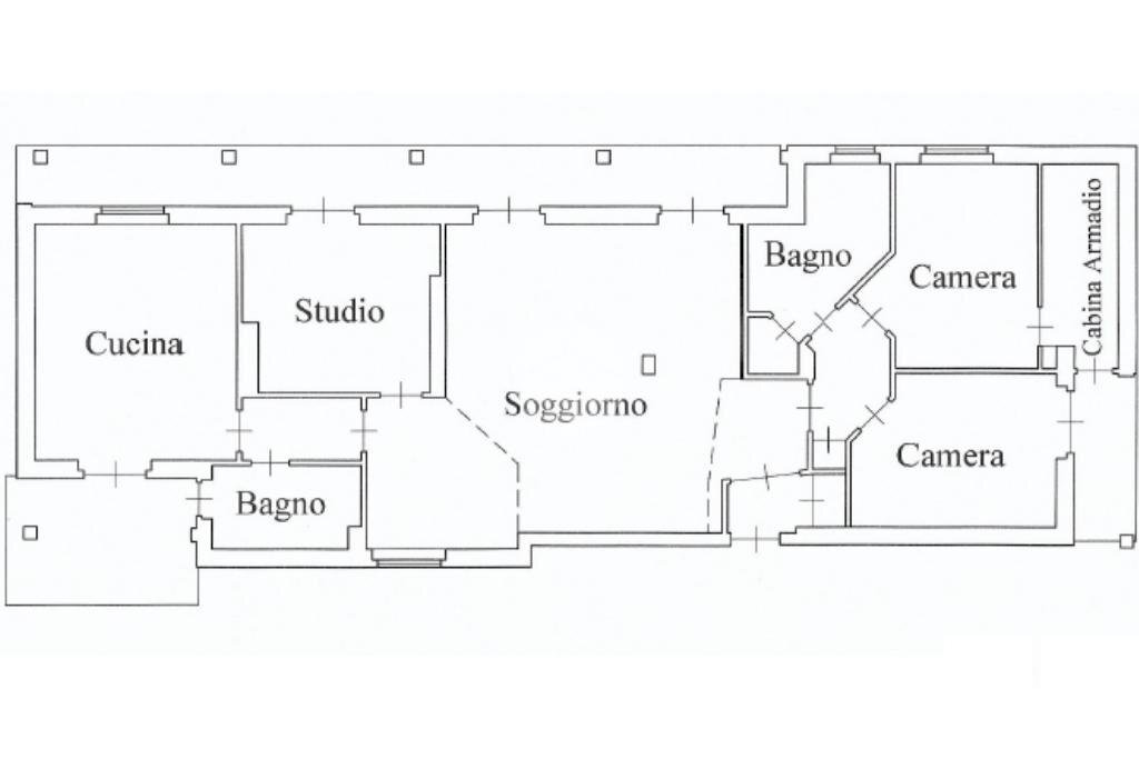 Apartment Via Alfonso Lamarmora, Vigliano Biellese - floor plans 1