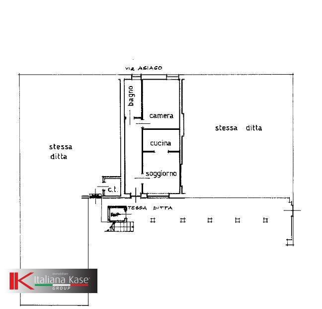 Foto 25 - Bilocale viale della madonnina
 
9, San Giusto Canavese - planimetria 1