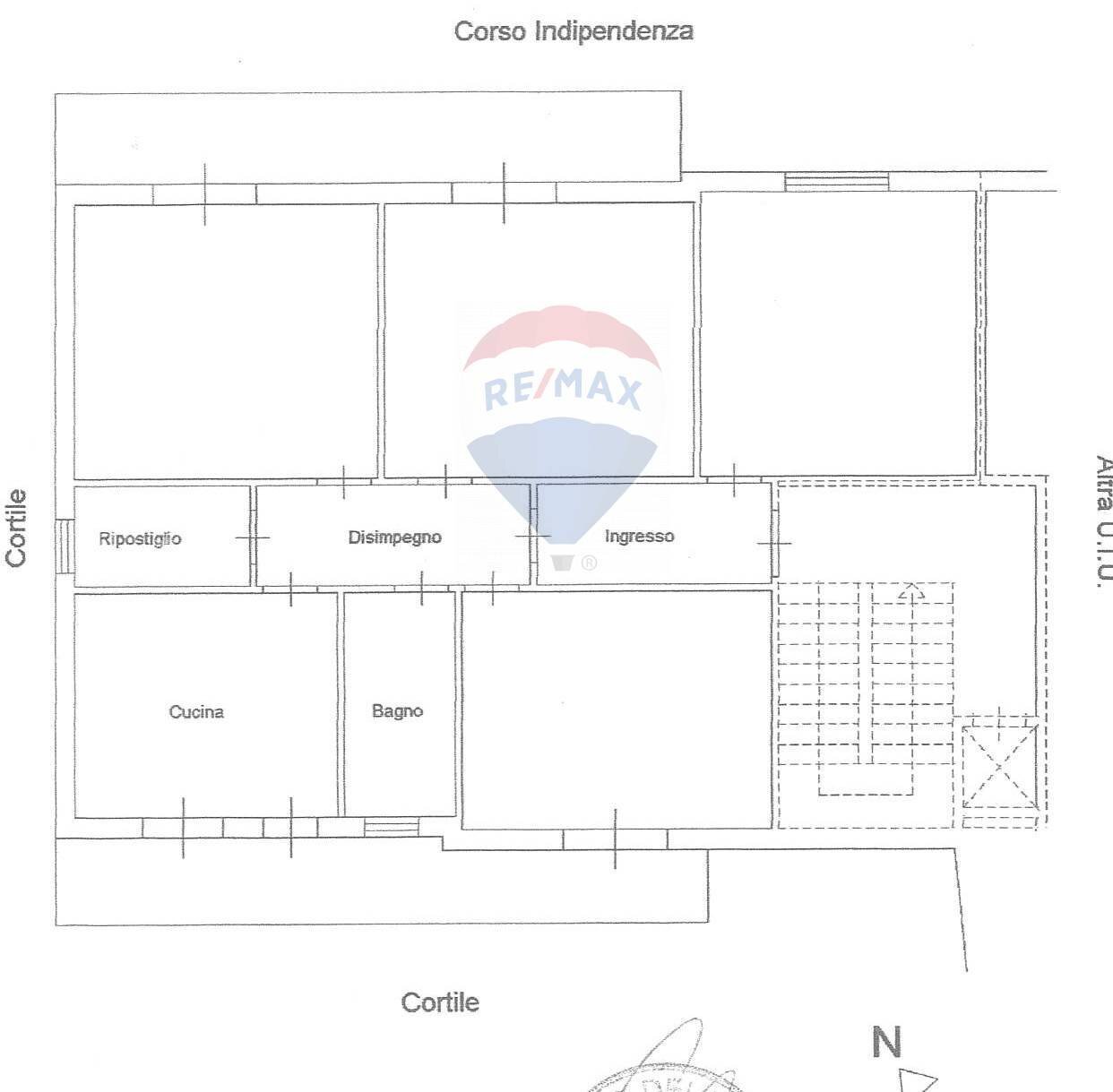 Pianta 2D - Appartamento Corso Indipendenza
 
251, Catania - planimetria 1