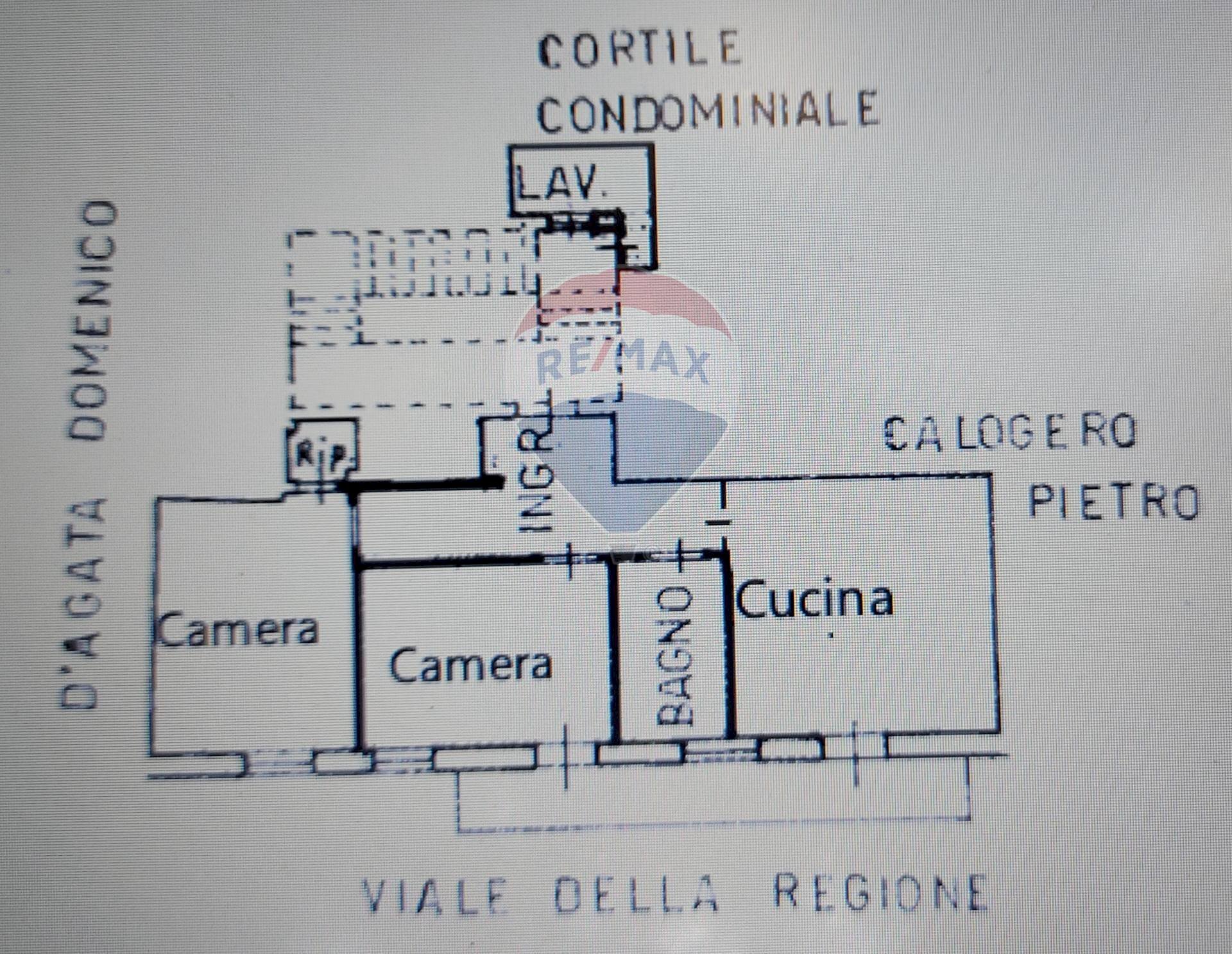 Pianta 2D - Trilocale Via della Regione
 
7, Viagrande - planimetria 1