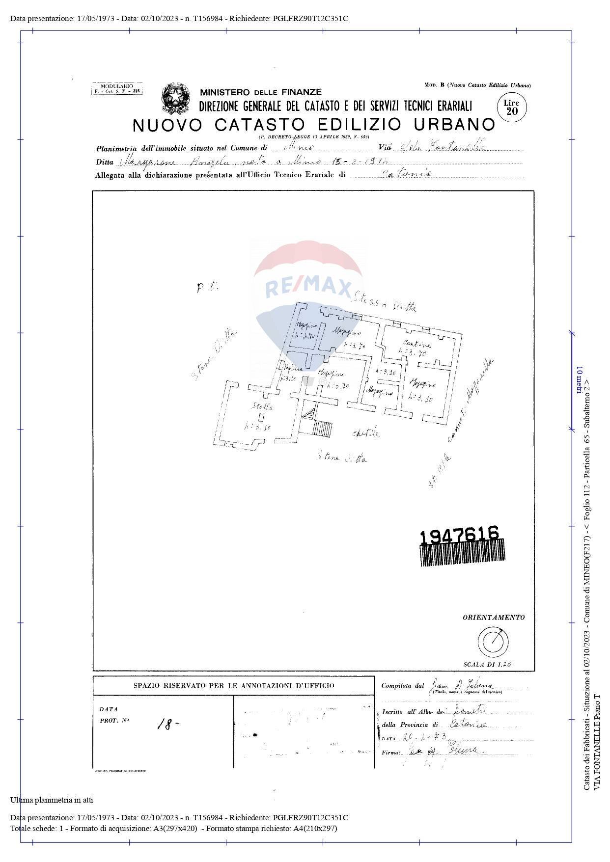 Pianta 2D - Casa indipendente Via Madonna della Pietra
 
SNC, Mineo - planimetria 1