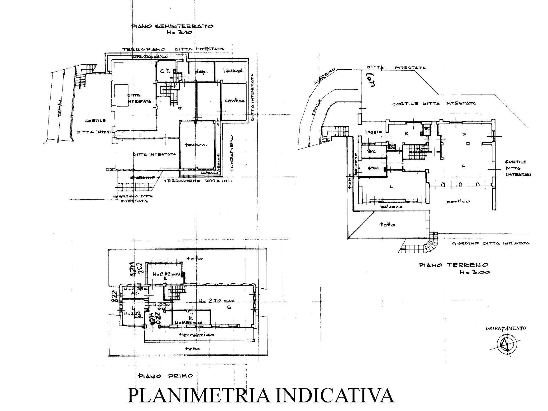 Foto 40 - Villa Via Lucrezio Caro, Moncalieri - planimetria 1