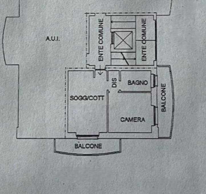 Foto 13 - Two-room apartment Via sansovino
 
13, Cassano Magnago - floor plans 1