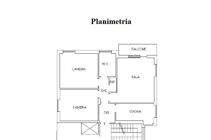 Appartamento via Roma, Santa Margherita Ligure - planimetria 1
