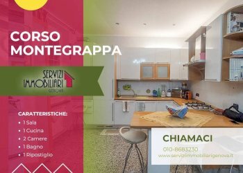 Cucina - Trilocale corso Monte Grappa, Genova (zona San Fruttuoso) - foto 1