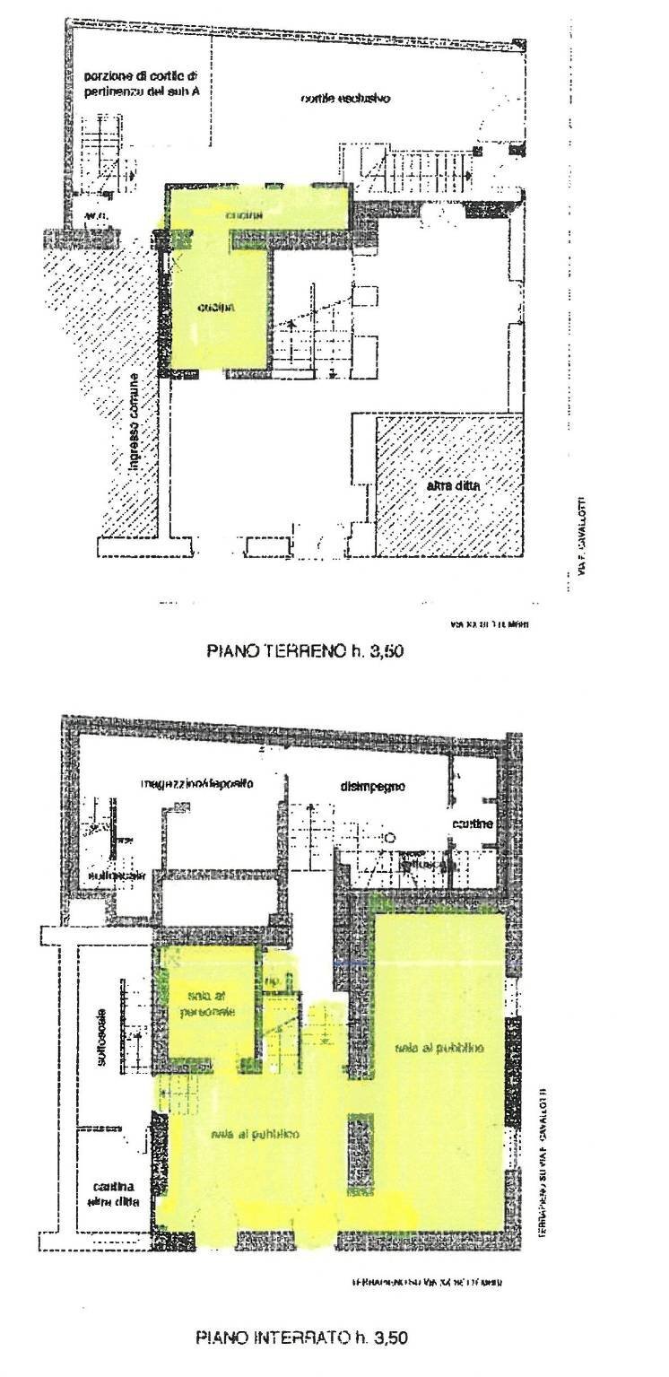 Restaurant Cuneo (neighborhood Centro) - floor plans 1