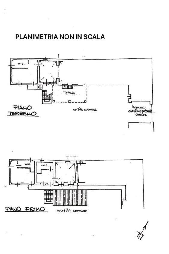 Rustico via Giulio Romano Vercelli, Brusasco - planimetria 1