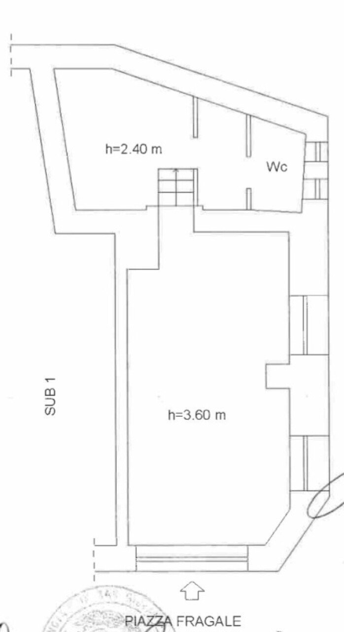 Shop piazza Francesco Fragale, Andali - floor plans 1